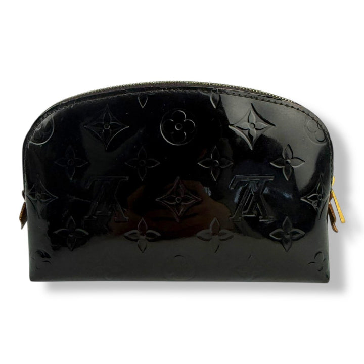 Louis Vuitton Vernis Leather Amarante Monogram Travel Cosmetic Pouch - Lux Central