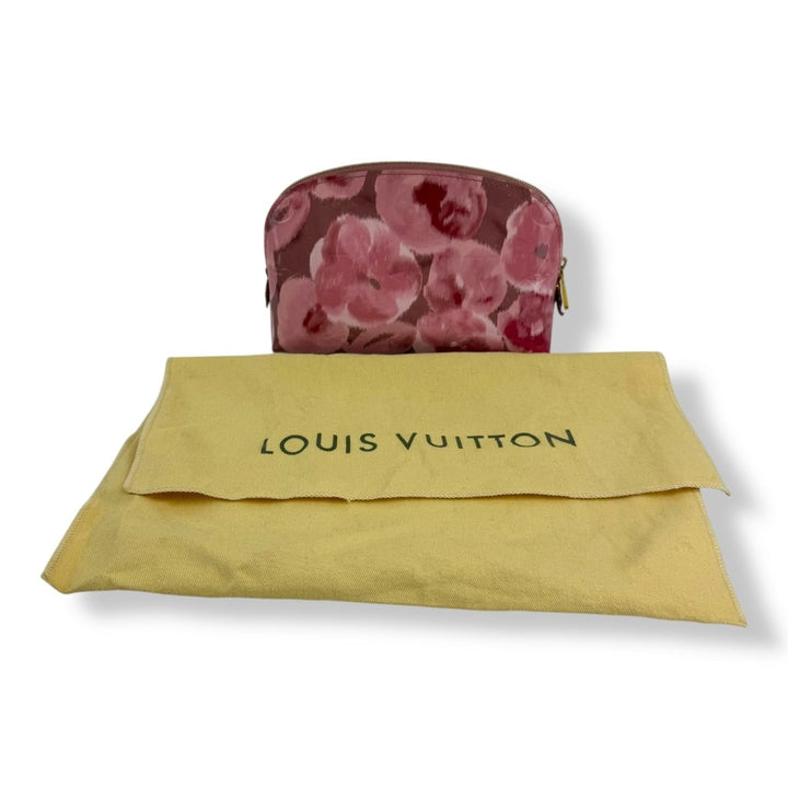 Louis Vuitton Vernis Pink Rose Travel Cosmetic Pouch - Lux Central
