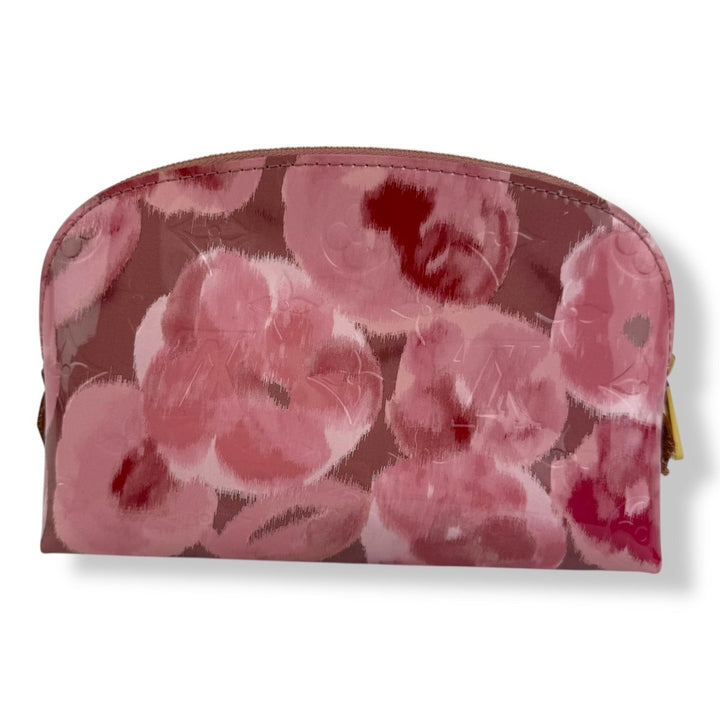 Louis Vuitton Vernis Pink Rose Travel Cosmetic Pouch - Lux Central