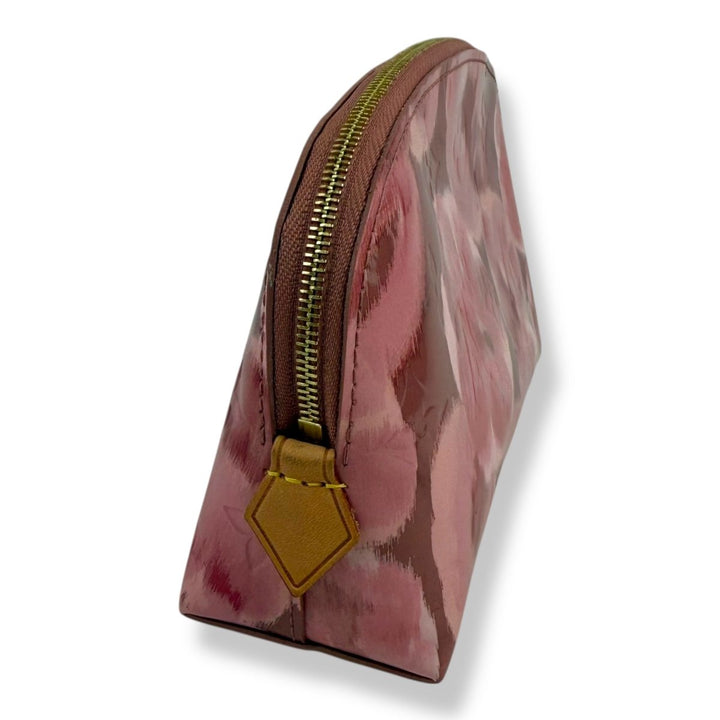 Louis Vuitton Vernis Pink Rose Travel Cosmetic Pouch - Lux Central