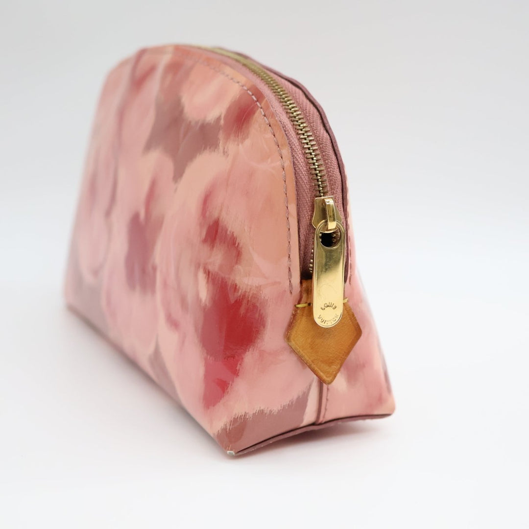 Louis Vuitton Vernis PM Pink Rose Travel Cosmetic Pouch - Lux Central