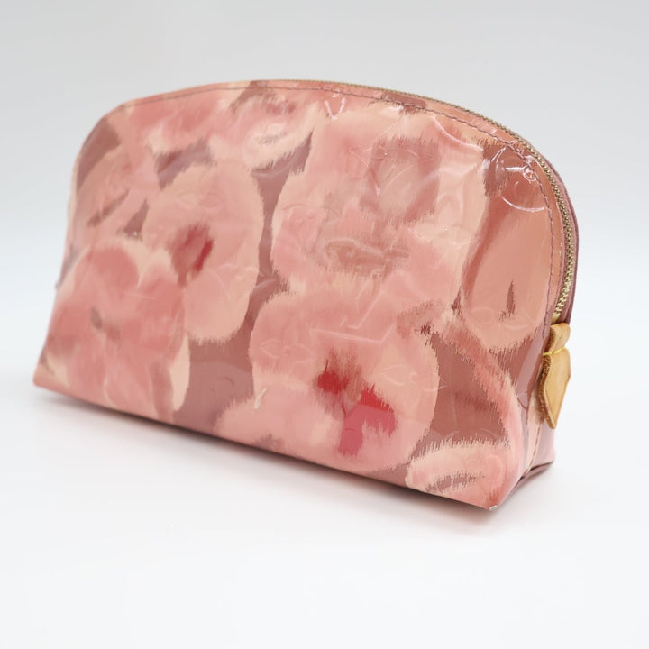Louis Vuitton Vernis PM Pink Rose Travel Cosmetic Pouch - Lux Central