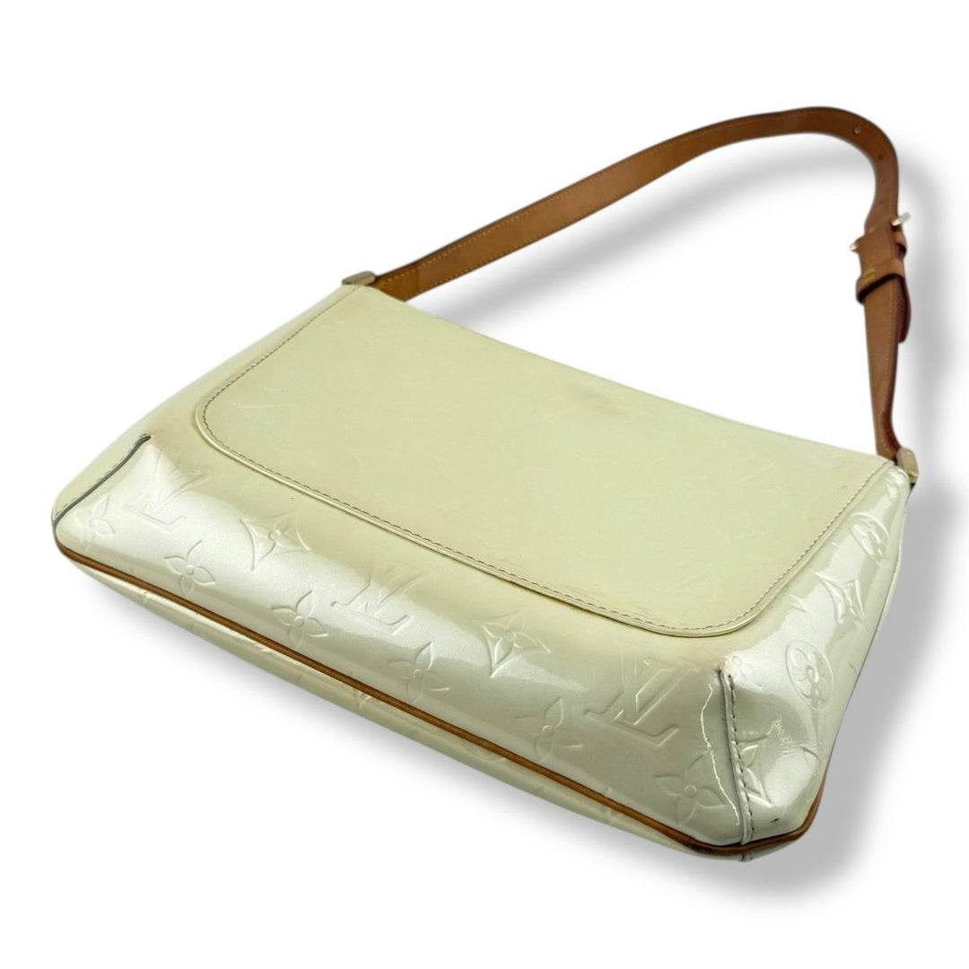 Louis Vuitton Vernis White Thompson Street Handbag - Lux Central