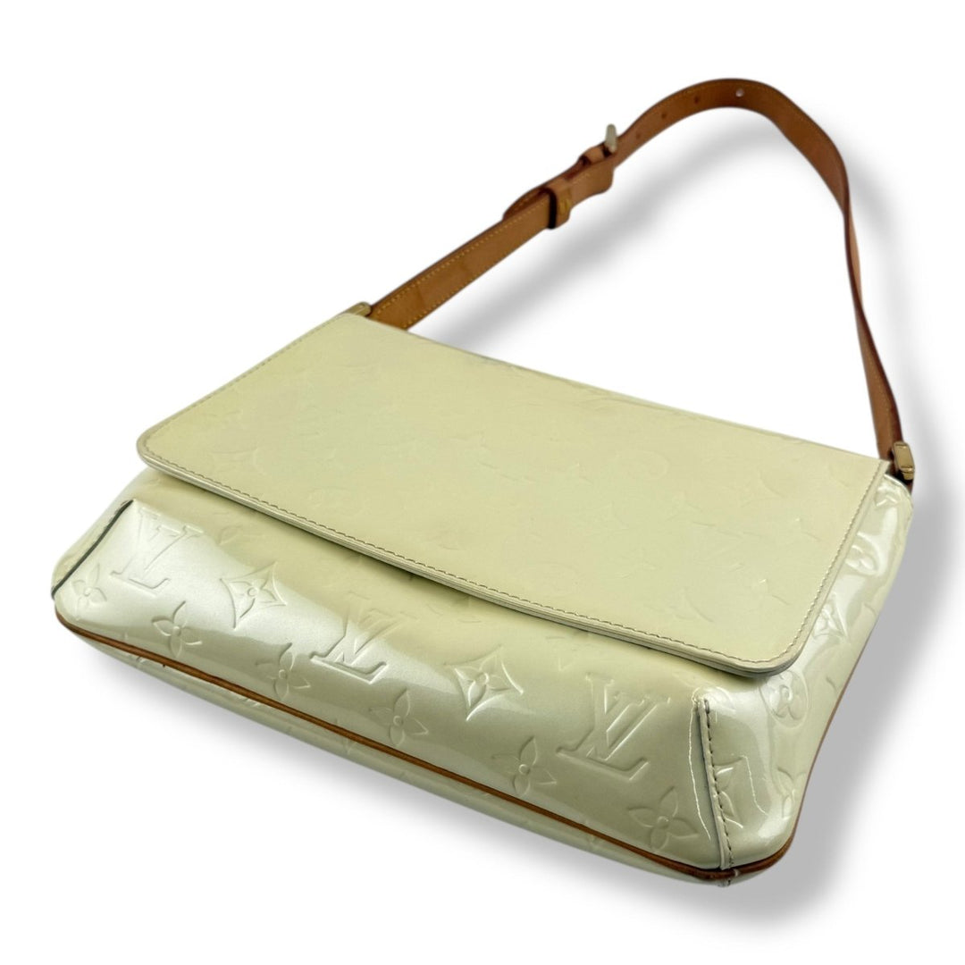 Louis Vuitton Vernis White Thompson Street Handbag - Lux Central