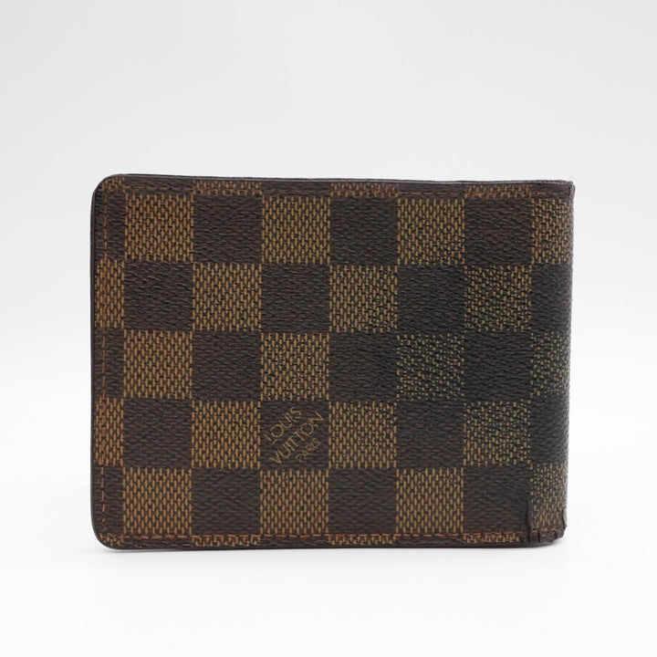 Louis Vuitton Vintage Bifold Brown Damier Wallet - Lux Central