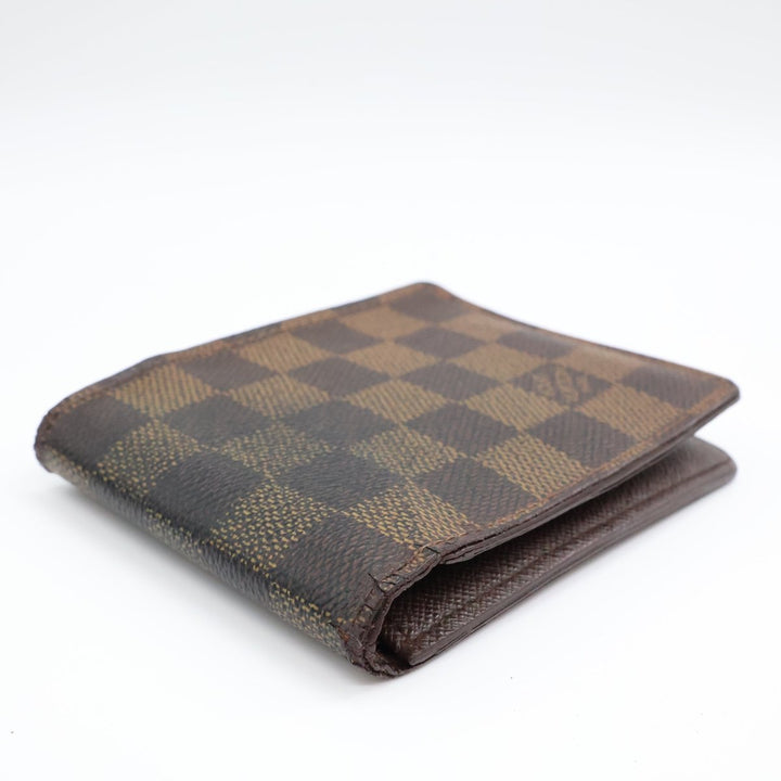 Louis Vuitton Vintage Bifold Brown Damier Wallet - Lux Central