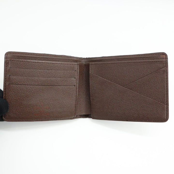 Louis Vuitton Vintage Bifold Brown Damier Wallet - Lux Central