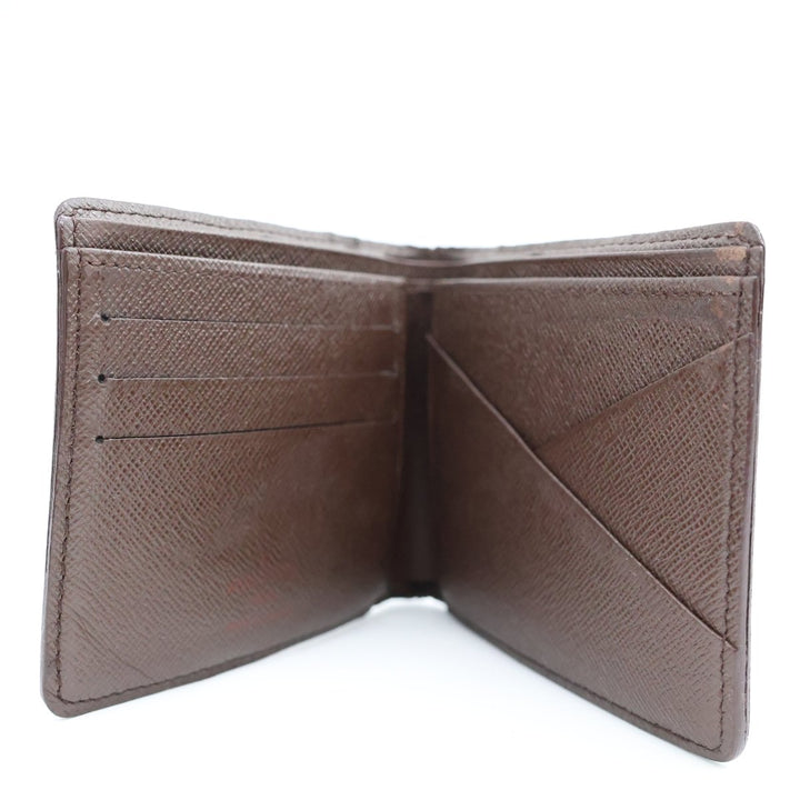 Louis Vuitton Vintage Bifold Brown Damier Wallet - Lux Central