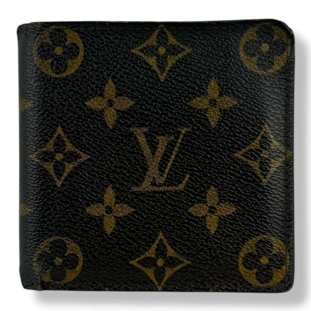 Louis Vuitton Vintage Bifold Brown Monogram Wallet - Lux Central
