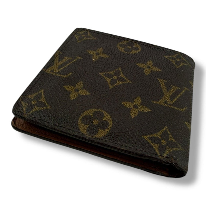Louis Vuitton Vintage Bifold Brown Monogram Wallet - Lux Central