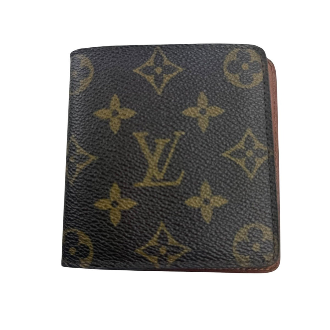 Louis Vuitton Vintage Bifold Brown Monogram Wallet - Lux Central