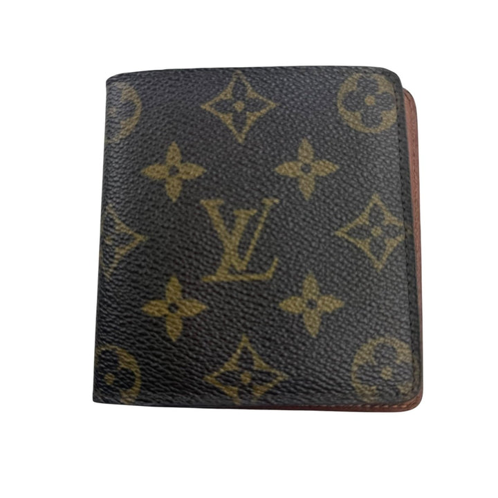 Louis Vuitton Vintage Bifold Brown Monogram Wallet - Lux Central