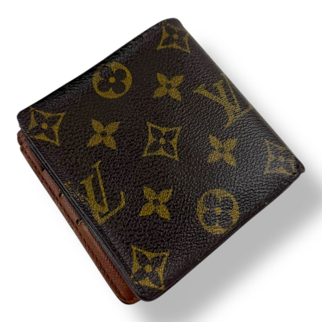 Louis Vuitton Vintage Bifold Brown Monogram Wallet - Lux Central