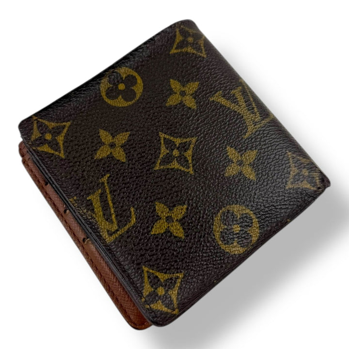 Louis Vuitton Vintage Bifold Brown Monogram Wallet - Lux Central