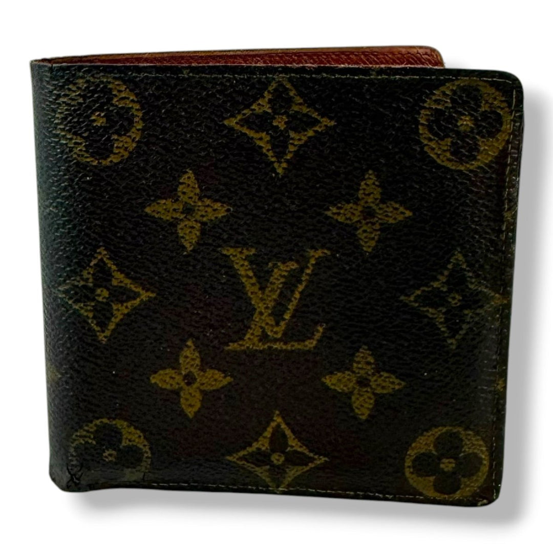 Louis Vuitton Vintage Bifold Brown Monogram Wallet - Lux Central