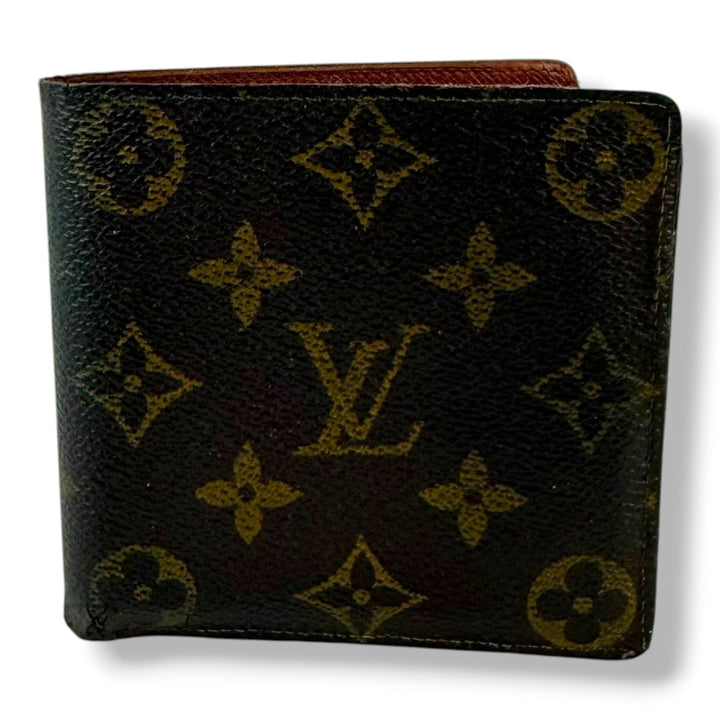 Louis Vuitton Vintage Bifold Brown Monogram Wallet - Lux Central