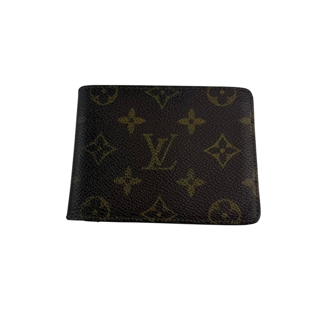 Louis Vuitton Vintage Bifold Brown Monogram Wallet - Lux Central