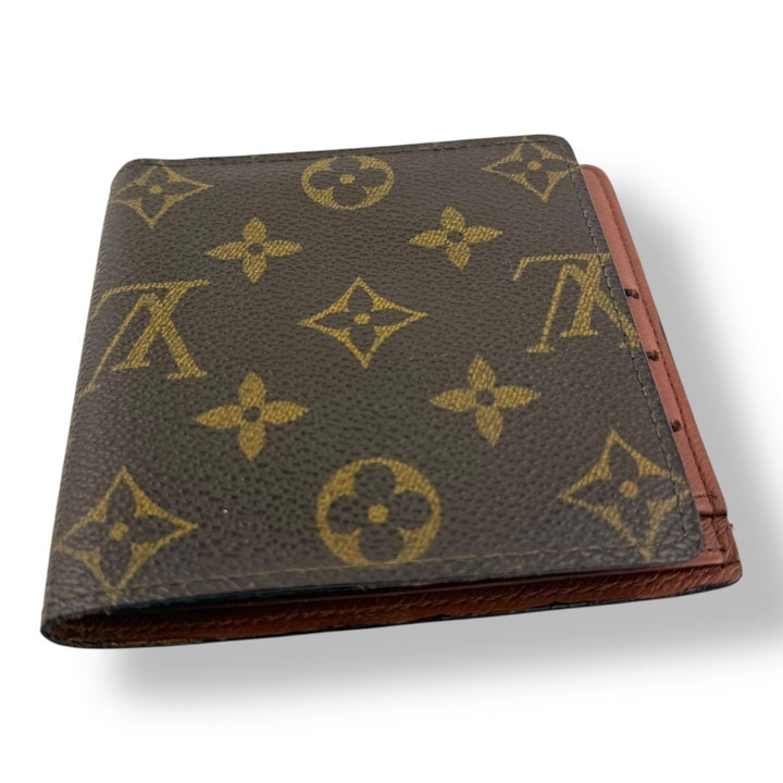 Louis Vuitton Vintage Bifold Brown Monogram Wallet - Lux Central