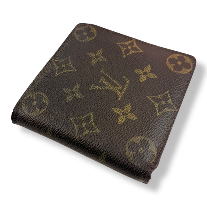 Louis Vuitton Vintage Bifold Brown Monogram Wallet - Lux Central