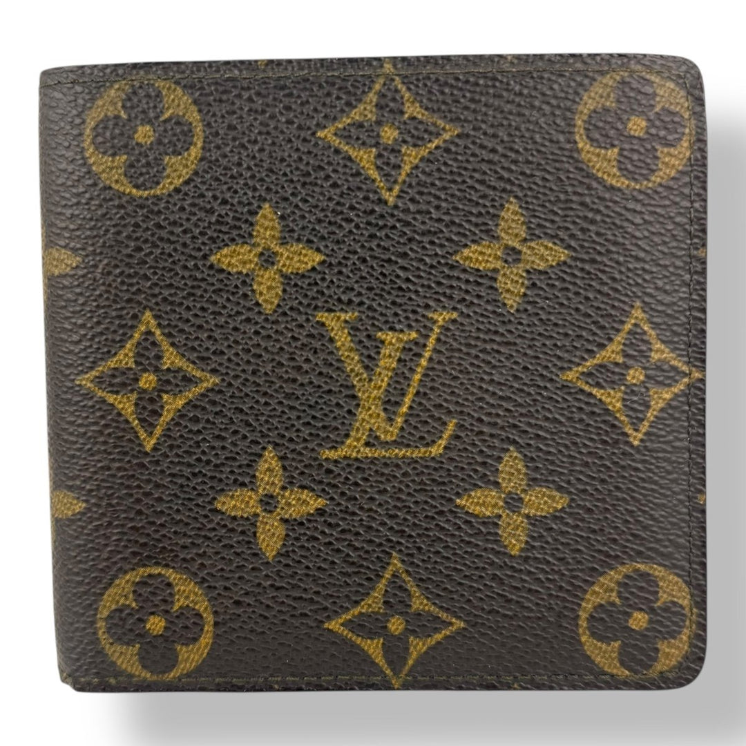 Louis Vuitton Vintage Bifold Brown Monogram Wallet - Lux Central