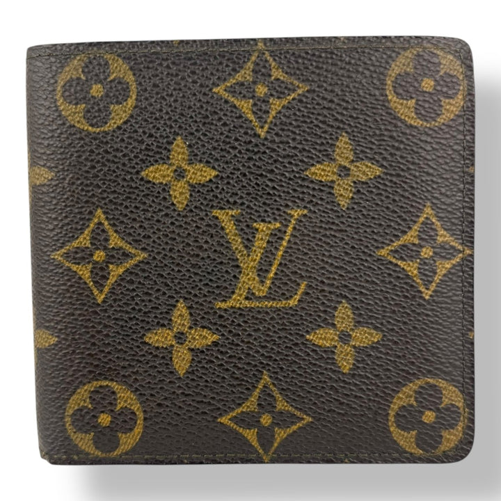 Louis Vuitton Vintage Bifold Brown Monogram Wallet - Lux Central