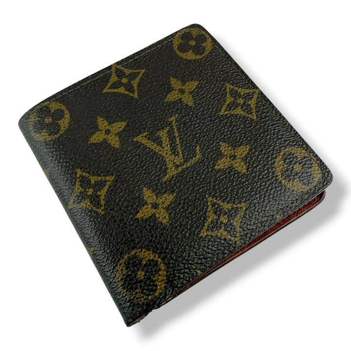 Louis Vuitton Vintage Bifold Brown Monogram Wallet - Lux Central