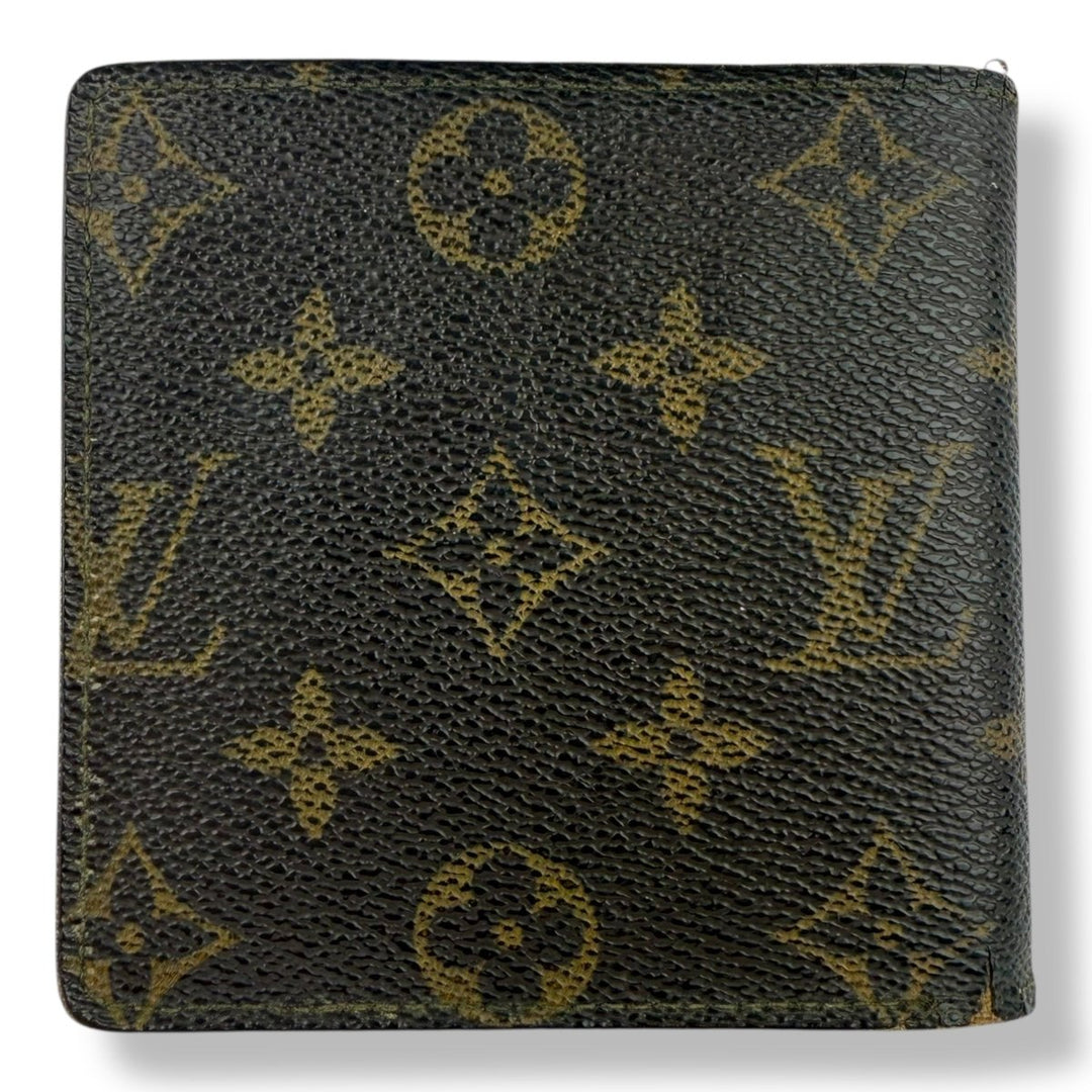 Louis Vuitton Vintage Bifold Brown Monogram Wallet - Lux Central