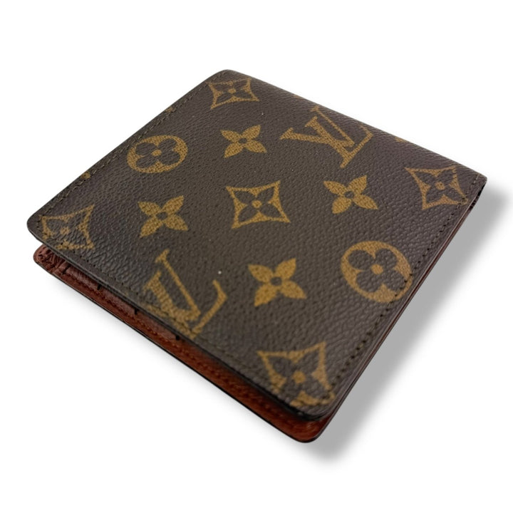 Louis Vuitton Vintage Bifold Brown Monogram Wallet - Lux Central