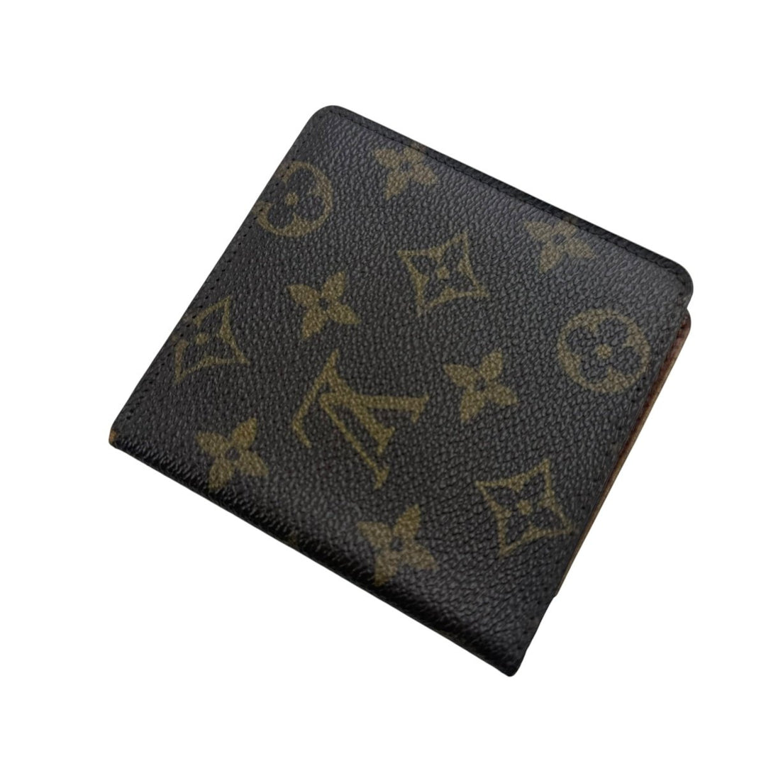 Louis Vuitton Vintage Bifold Brown Monogram Wallet - Lux Central