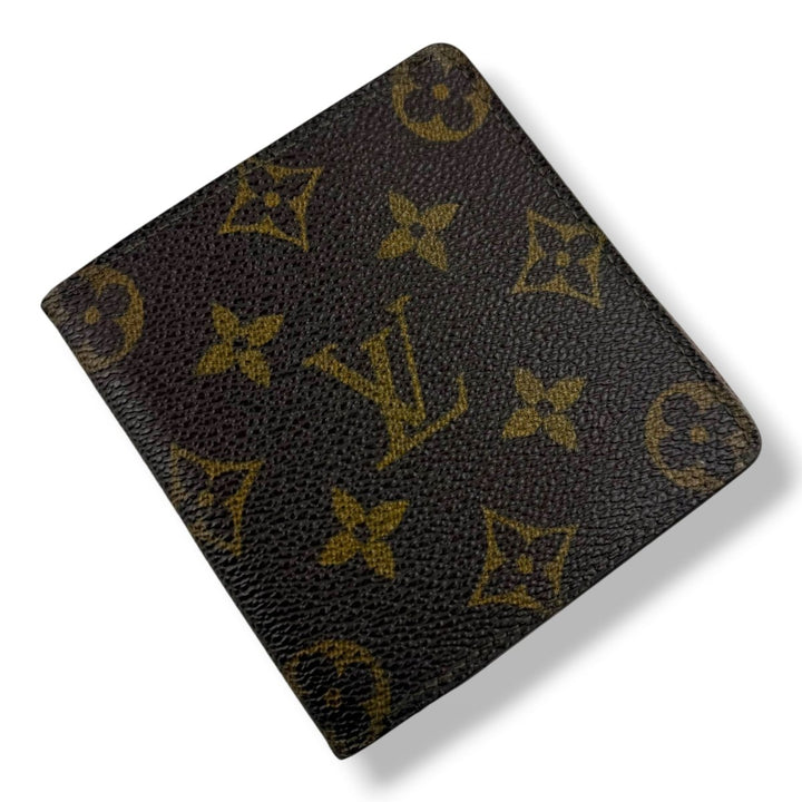 Louis Vuitton Vintage Bifold Brown Monogram Wallet - Lux Central