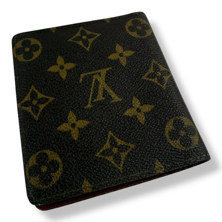 Louis Vuitton Vintage Bifold Brown Monogram Wallet - Lux Central