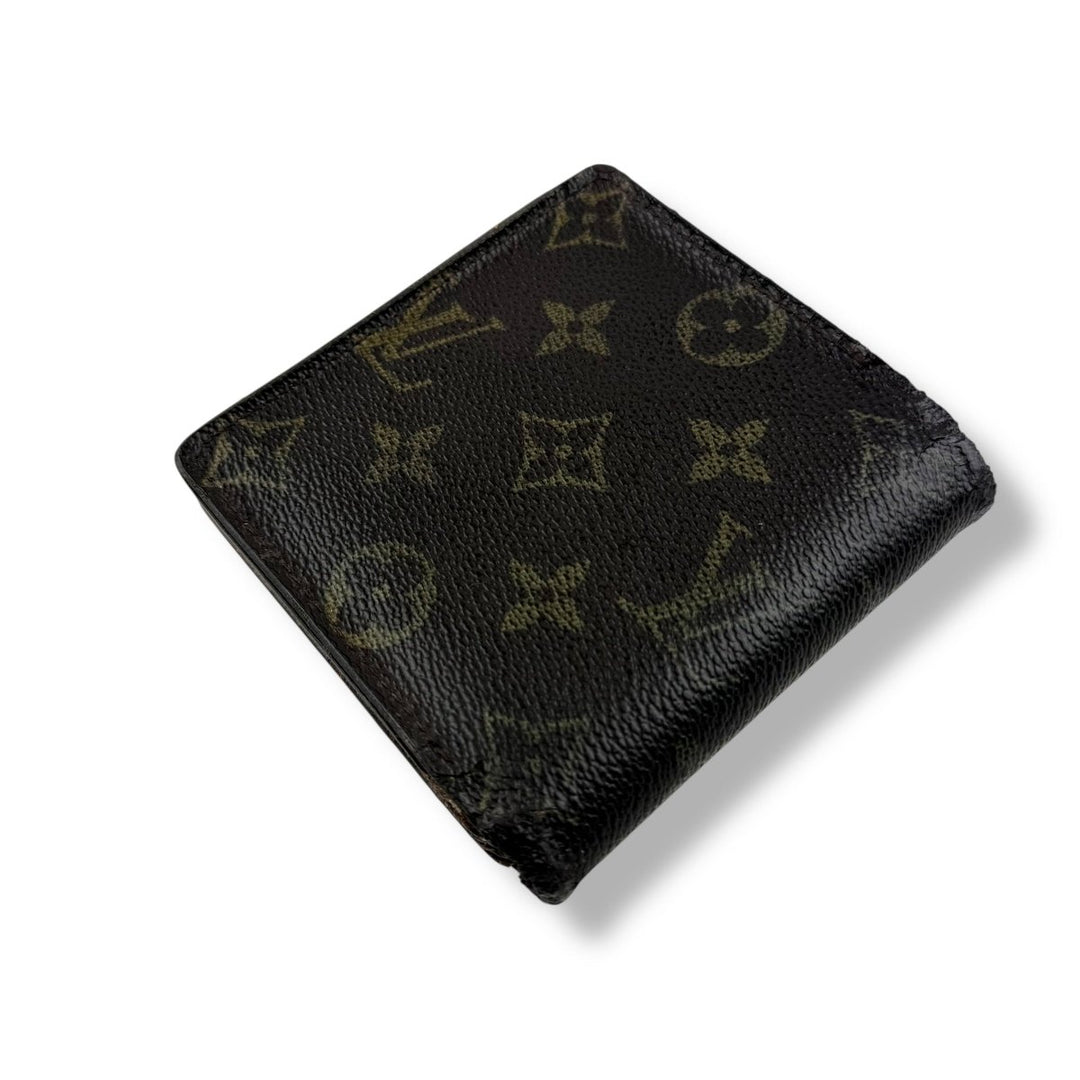 Louis Vuitton Vintage Bifold Brown Monogram Wallet - Lux Central