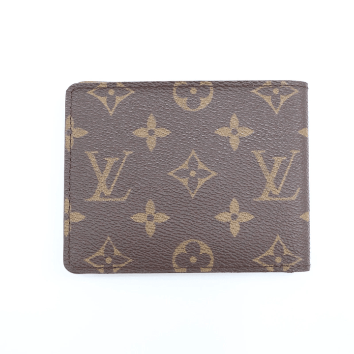 Louis Vuitton Vintage Bifold Brown Monogram Wallet - Lux Central