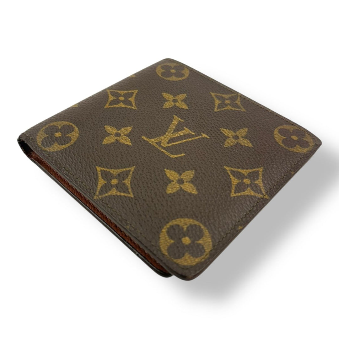Louis Vuitton Vintage Bifold Brown Monogram Wallet - Lux Central