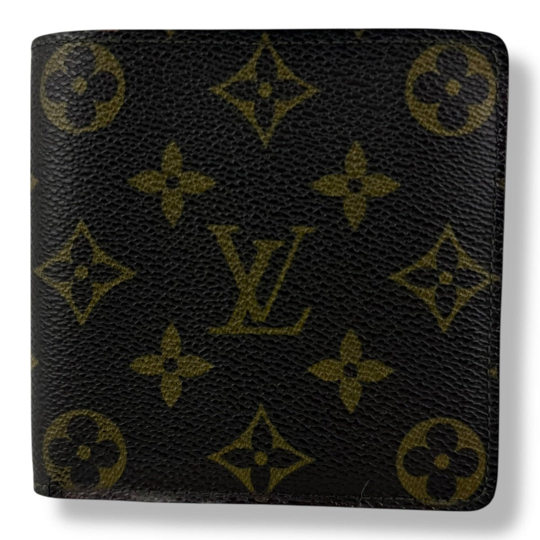 Louis Vuitton Vintage Bifold Brown Monogram Wallet - Lux Central