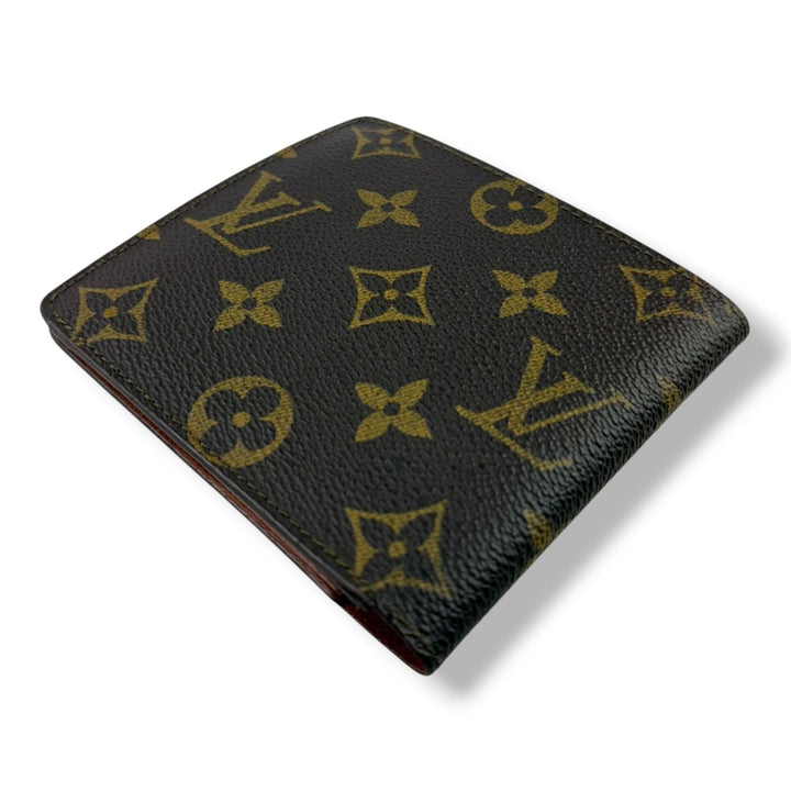 Louis Vuitton Vintage Bifold Brown Monogram Wallet - Lux Central