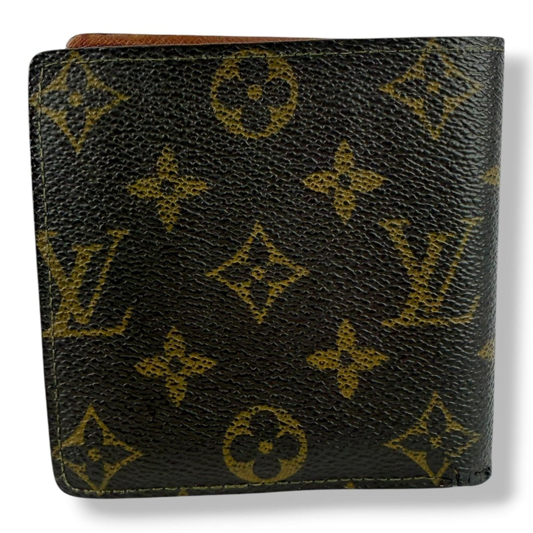 Louis Vuitton Vintage Bifold Brown Monogram Wallet - Lux Central