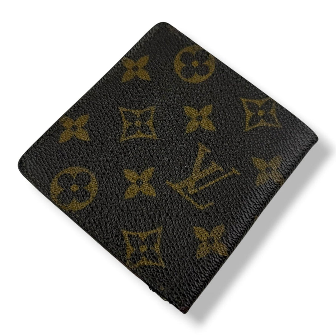Louis Vuitton Vintage Bifold Brown Monogram Wallet - Lux Central