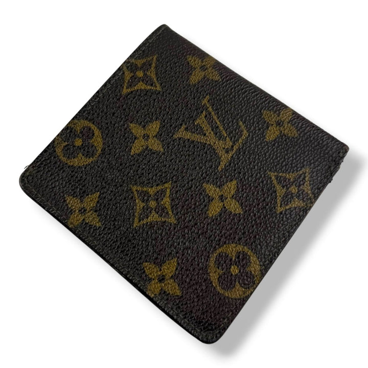 Louis Vuitton Vintage Bifold Brown Monogram Wallet - Lux Central