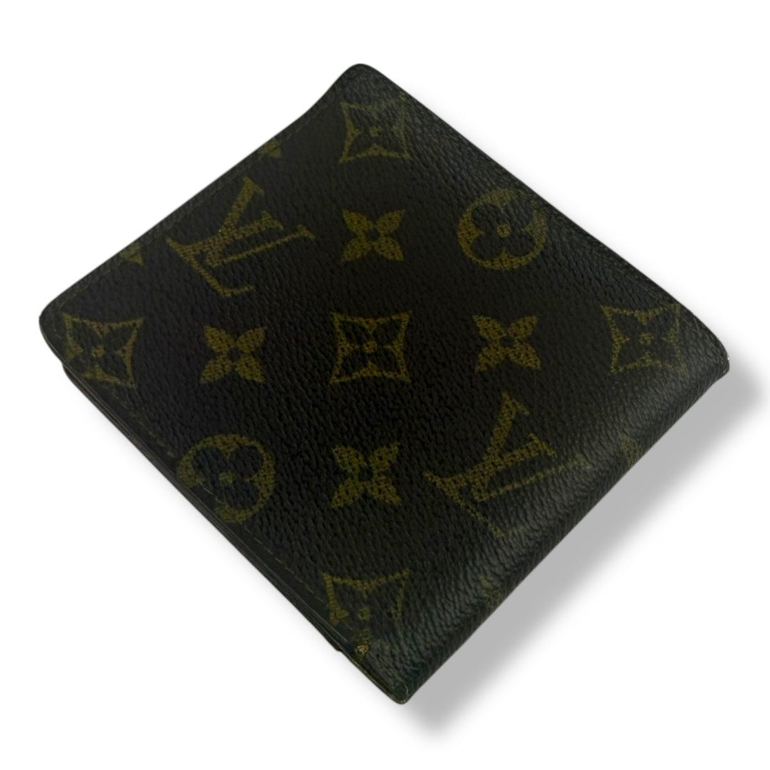 Louis Vuitton Vintage Bifold Brown Monogram Wallet - Lux Central