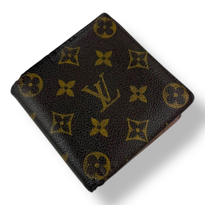 Louis Vuitton Vintage Bifold Brown Monogram Wallet - Lux Central