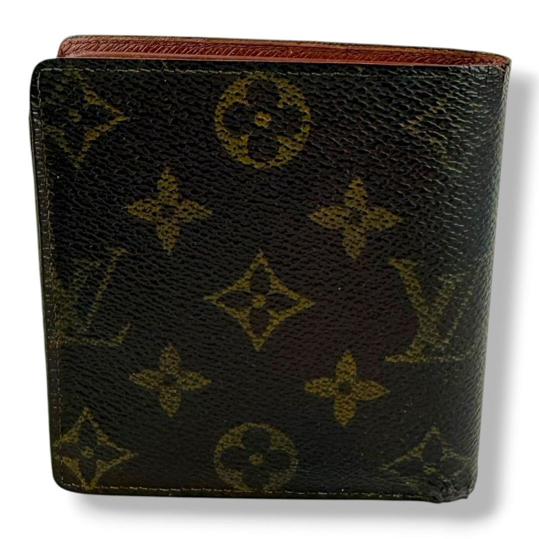 Louis Vuitton Vintage Bifold Brown Monogram Wallet - Lux Central