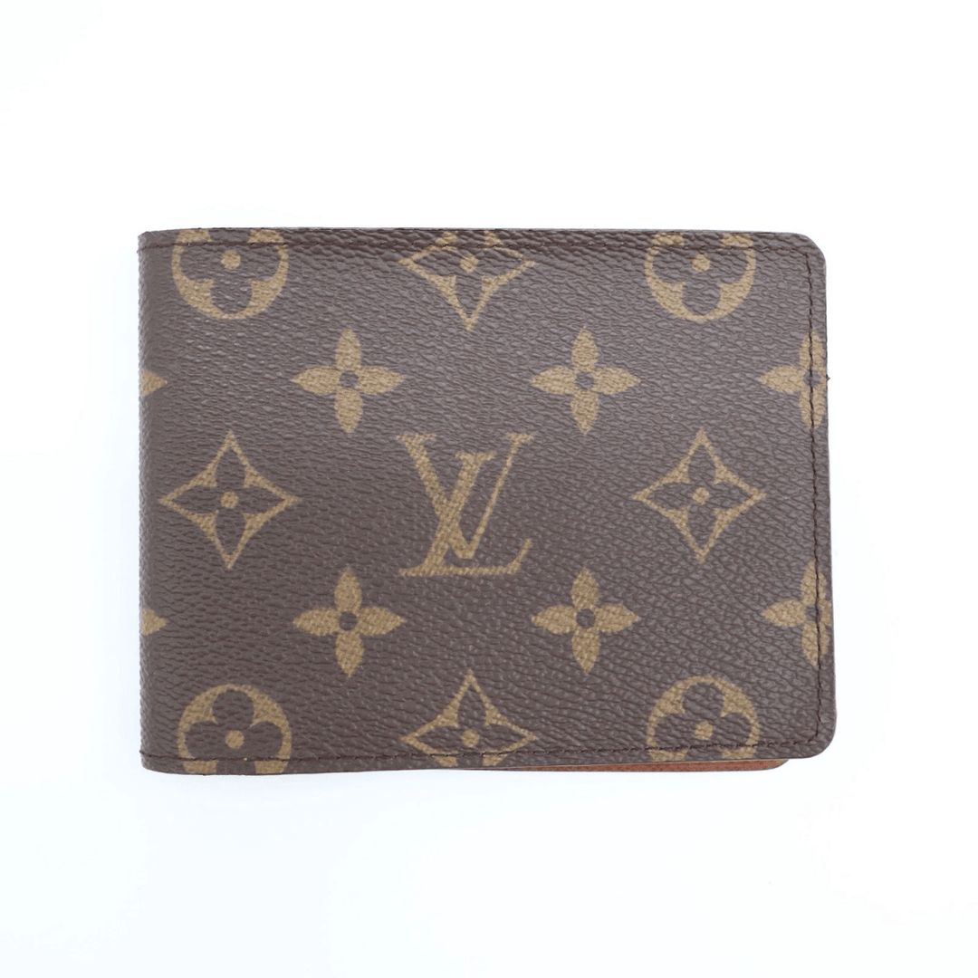 Louis Vuitton Vintage Bifold Brown Monogram Wallet - Lux Central