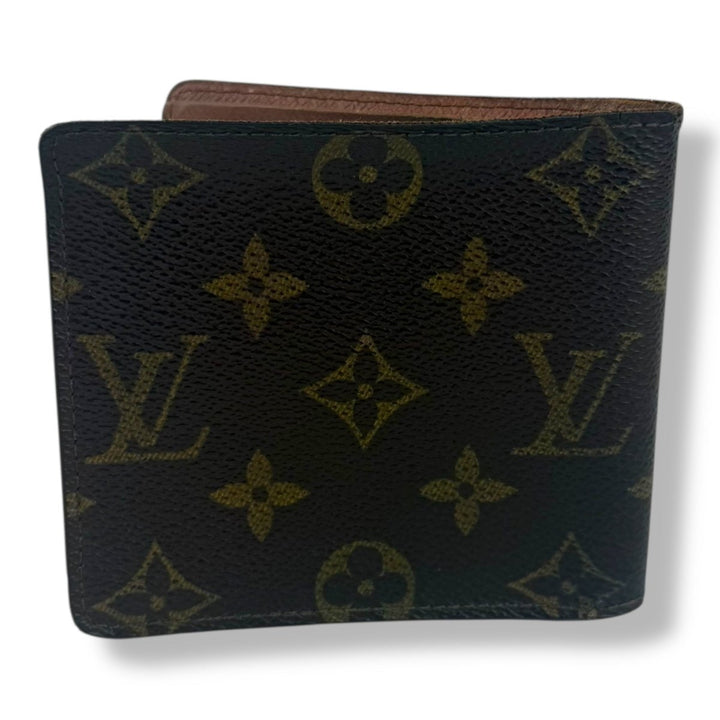 Louis Vuitton Vintage Bifold Brown Monogram Wallet - Lux Central