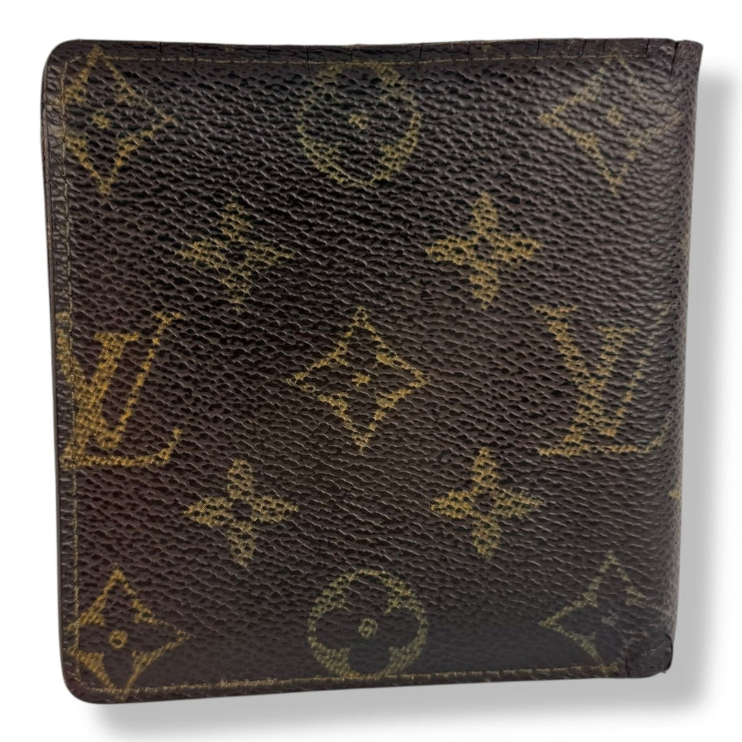 Louis Vuitton Vintage Bifold Brown Monogram Wallet - Lux Central