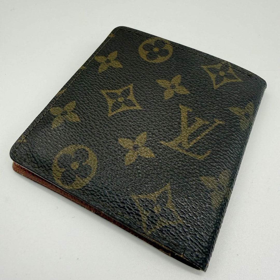 Louis Vuitton Vintage Bifold Brown Monogram Wallet - Lux Central
