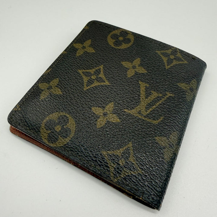 Louis Vuitton Vintage Bifold Brown Monogram Wallet - Lux Central