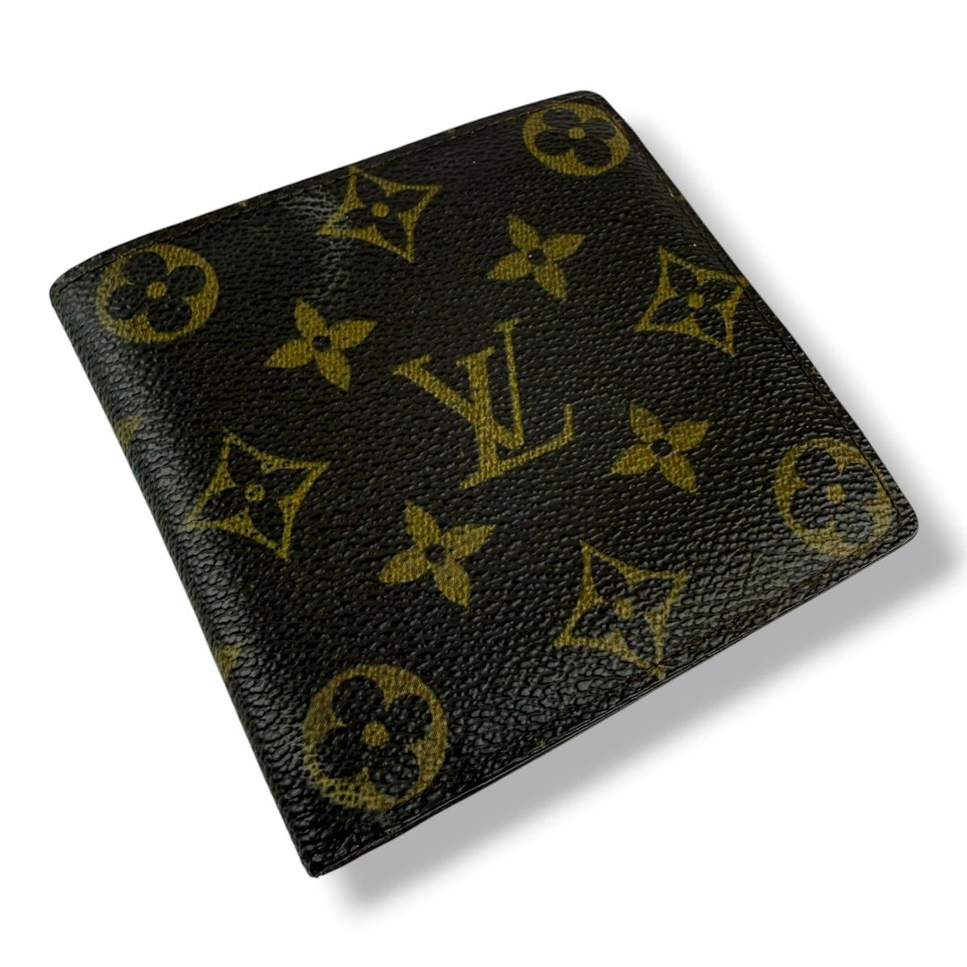Louis Vuitton Vintage Bifold Brown Monogram Wallet - Lux Central