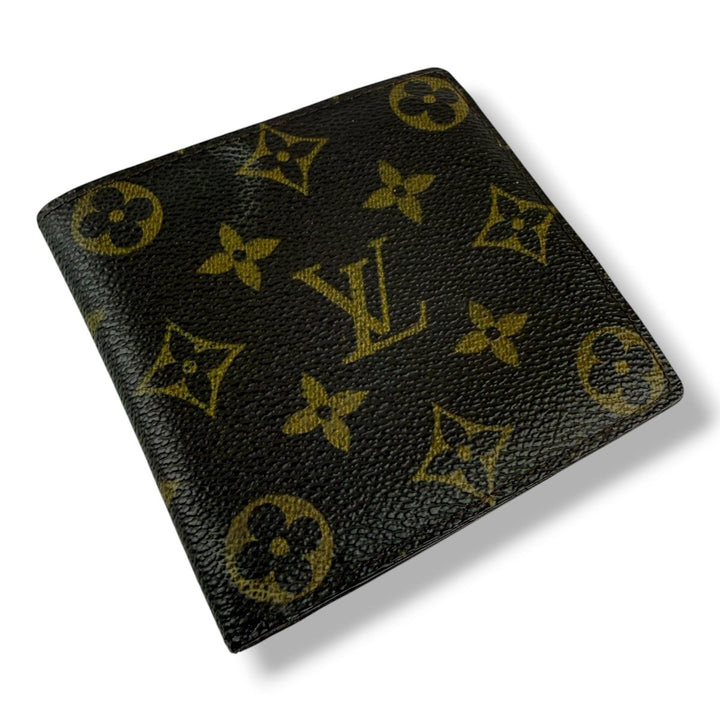 Louis Vuitton Vintage Bifold Brown Monogram Wallet - Lux Central