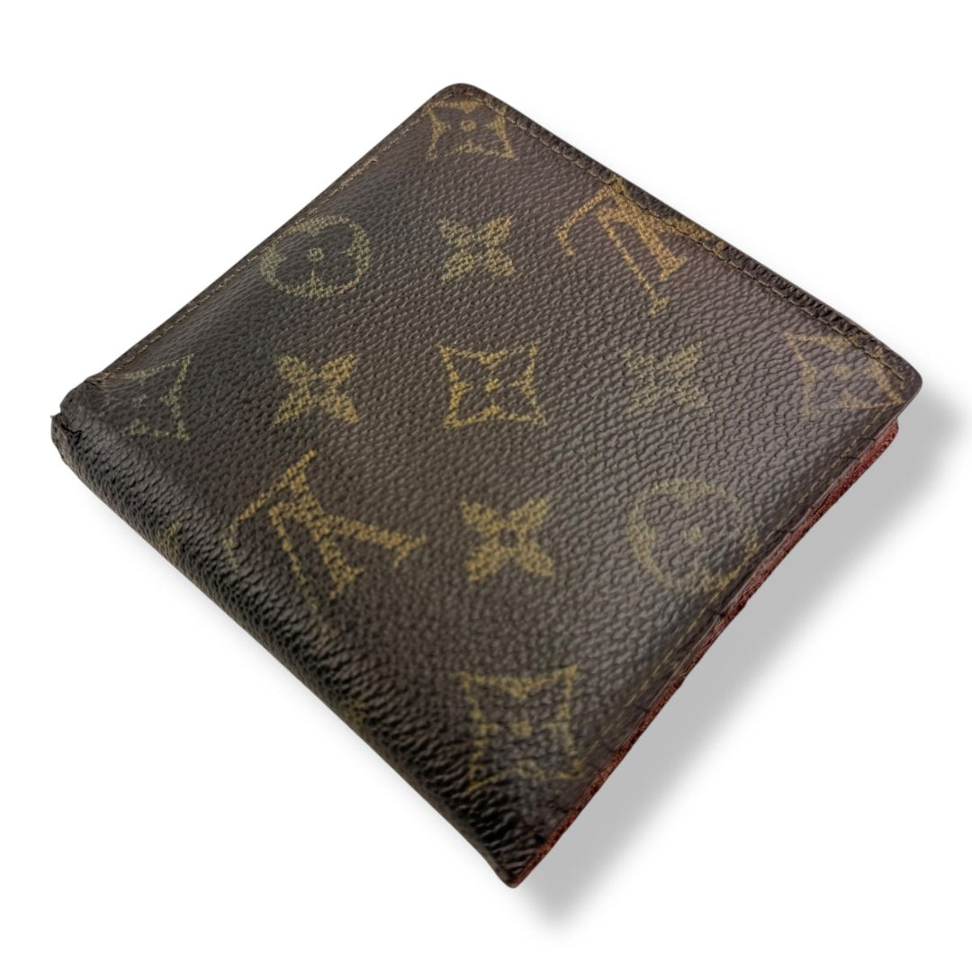 Louis Vuitton Vintage Bifold Brown Monogram Wallet - Lux Central